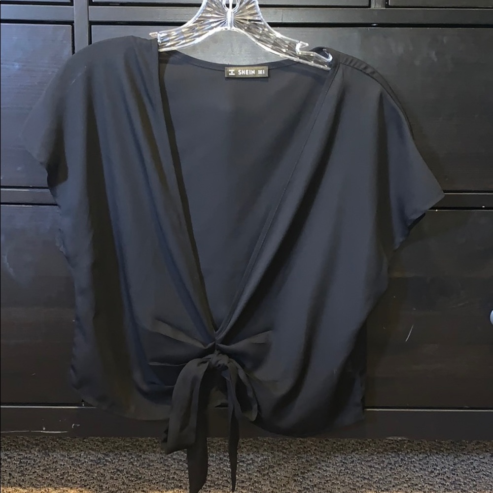 Black tie top